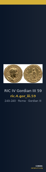 RIC IV Gordian III 59 — CANOA
