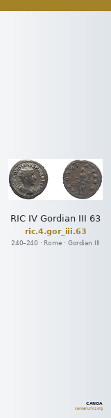 RIC IV Gordian III 63 — CANOA