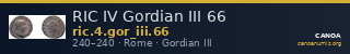 RIC IV Gordian III 66 — CANOA