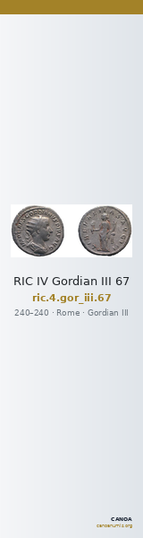 RIC IV Gordian III 67 — CANOA