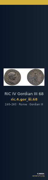 RIC IV Gordian III 68 — CANOA