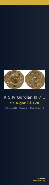 RIC IV Gordian III 72A — CANOA