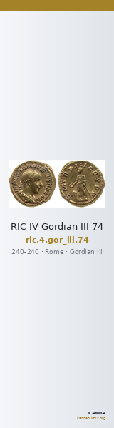 RIC IV Gordian III 74 — CANOA