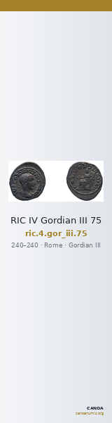 RIC IV Gordian III 75 — CANOA