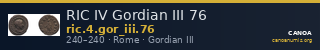 RIC IV Gordian III 76 — CANOA