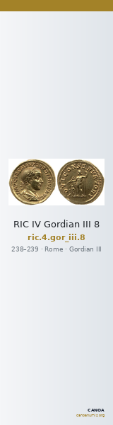 RIC IV Gordian III 8 — CANOA