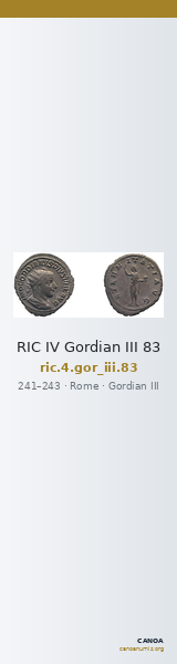 RIC IV Gordian III 83 — CANOA