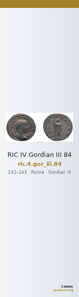 RIC IV Gordian III 84 — CANOA