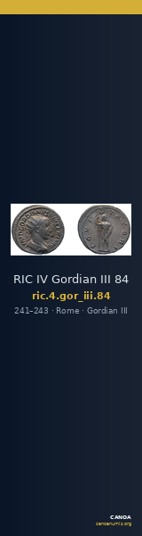RIC IV Gordian III 84 — CANOA