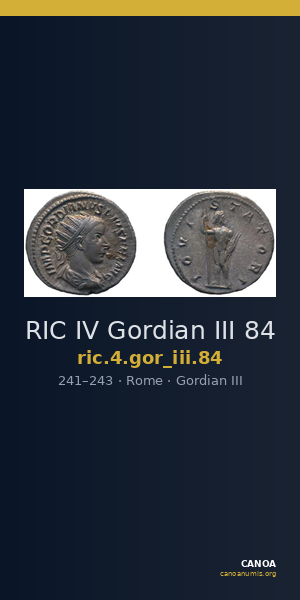 RIC IV Gordian III 84 — CANOA