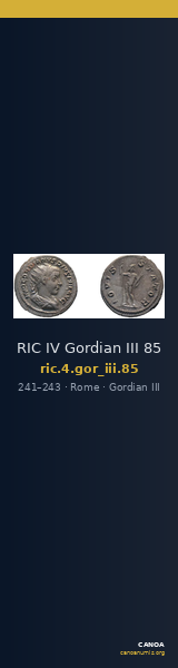 RIC IV Gordian III 85 — CANOA