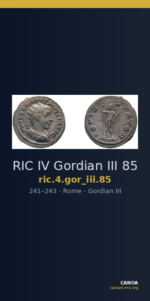 RIC IV Gordian III 85 — CANOA
