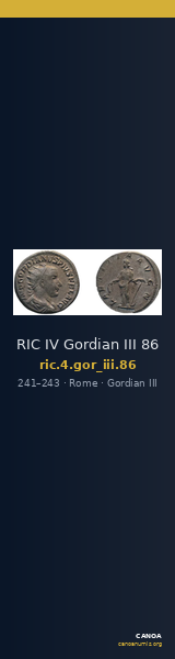 RIC IV Gordian III 86 — CANOA