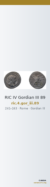 RIC IV Gordian III 89 — CANOA