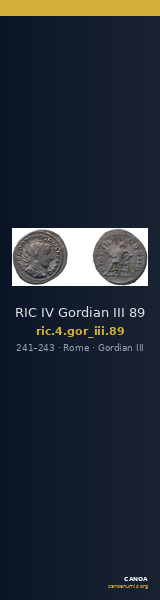 RIC IV Gordian III 89 — CANOA