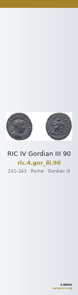 RIC IV Gordian III 90 — CANOA