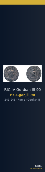 RIC IV Gordian III 90 — CANOA