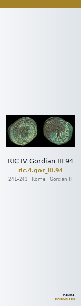 RIC IV Gordian III 94 — CANOA