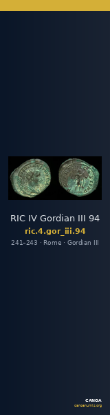 RIC IV Gordian III 94 — CANOA
