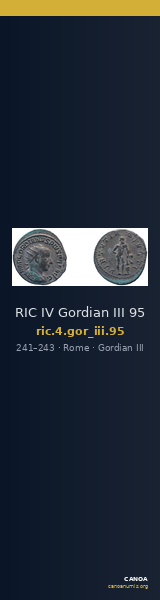 RIC IV Gordian III 95 — CANOA