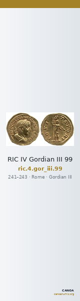RIC IV Gordian III 99 — CANOA