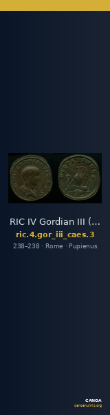 RIC IV Gordian III (Caesar) 3 — CANOA