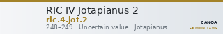 RIC IV Jotapianus 2 — CANOA