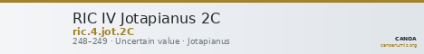 RIC IV Jotapianus 2C — CANOA
