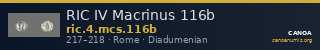 RIC IV Macrinus 116b — CANOA