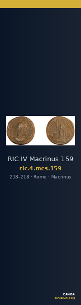 RIC IV Macrinus 159 — CANOA
