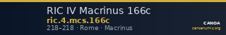 RIC IV Macrinus 166c — CANOA