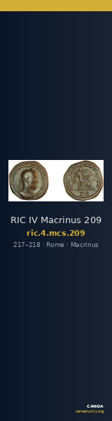 RIC IV Macrinus 209 — CANOA