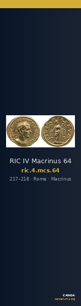 RIC IV Macrinus 64 — CANOA