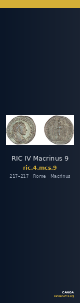 RIC IV Macrinus 9 — CANOA