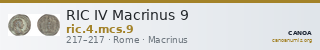 RIC IV Macrinus 9 — CANOA