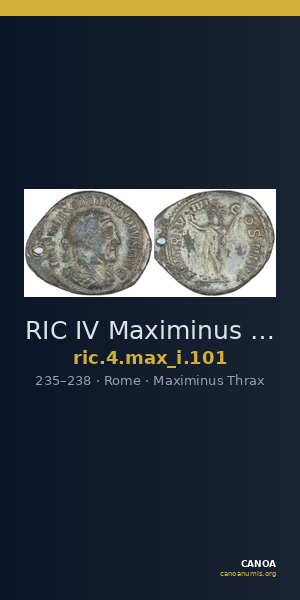 RIC IV Maximinus Thrax 101 — CANOA