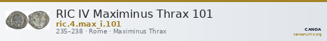 RIC IV Maximinus Thrax 101 — CANOA