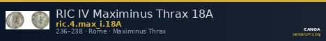 RIC IV Maximinus Thrax 18A — CANOA