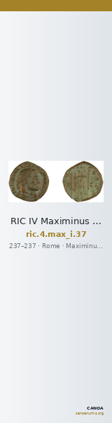 RIC IV Maximinus Thrax 37 — CANOA