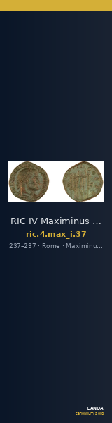 RIC IV Maximinus Thrax 37 — CANOA