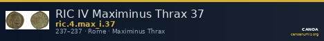 RIC IV Maximinus Thrax 37 — CANOA