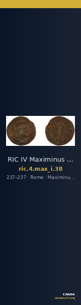 RIC IV Maximinus Thrax 38 — CANOA