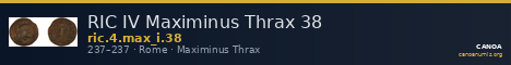 RIC IV Maximinus Thrax 38 — CANOA
