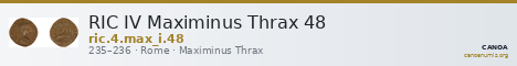 RIC IV Maximinus Thrax 48 — CANOA
