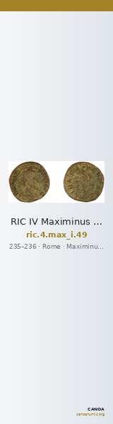 RIC IV Maximinus Thrax 49 — CANOA