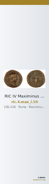 RIC IV Maximinus Thrax 50 — CANOA