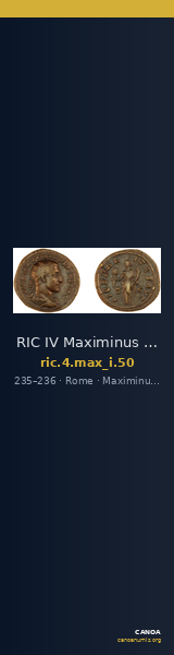 RIC IV Maximinus Thrax 50 — CANOA