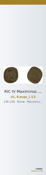 RIC IV Maximinus Thrax 53 — CANOA