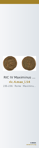 RIC IV Maximinus Thrax 54 — CANOA