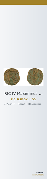 RIC IV Maximinus Thrax 55 — CANOA